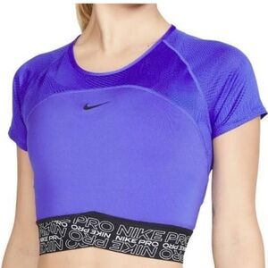 NWT Nike Pro Dri-Fit Crop Top size L